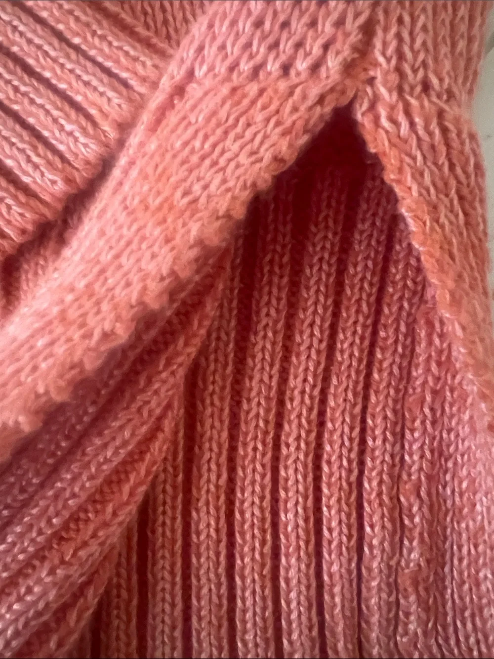 J. Crew Coral Pink Crewneck Sweater